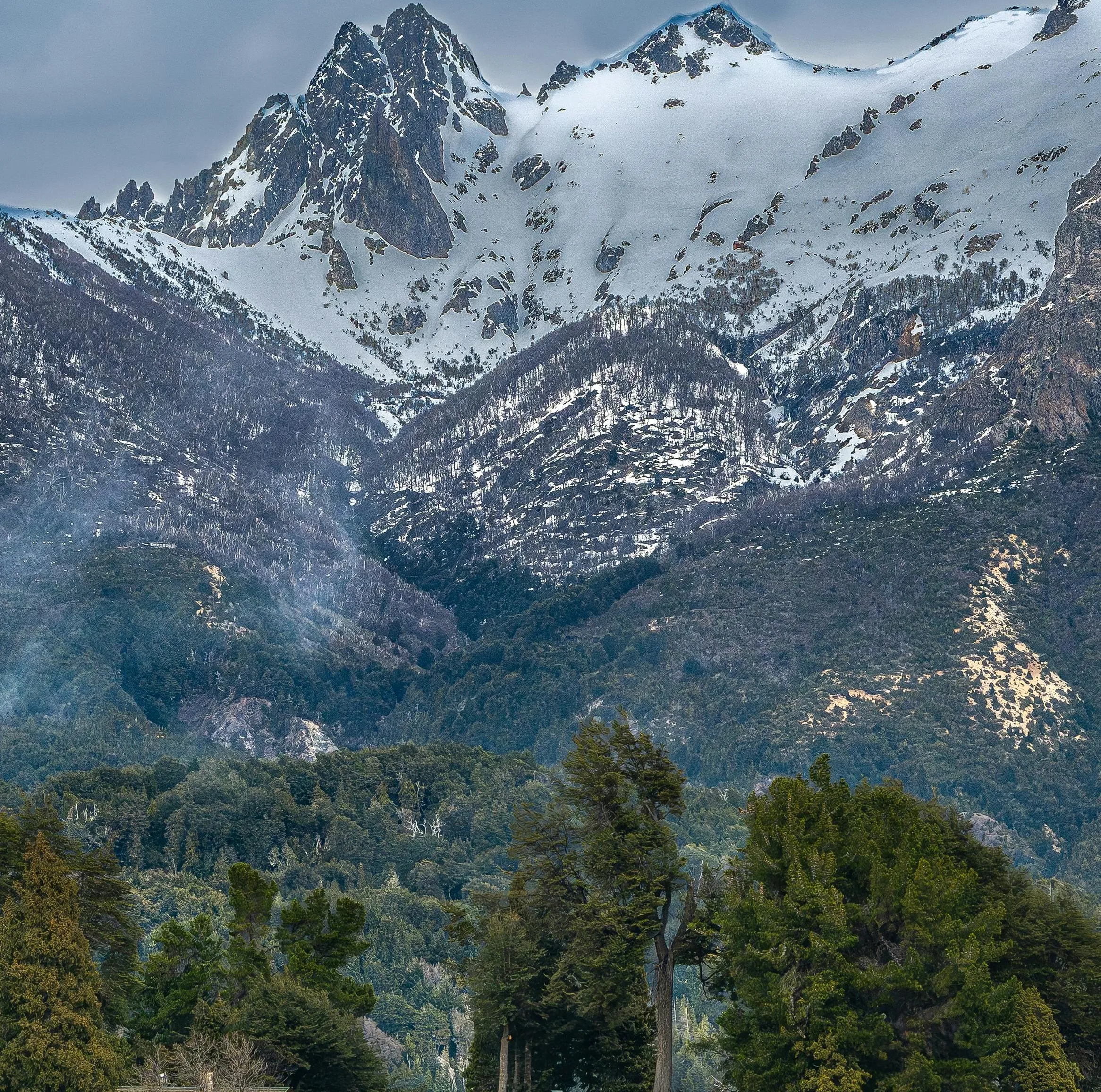 Paisaje de montaña patagónica